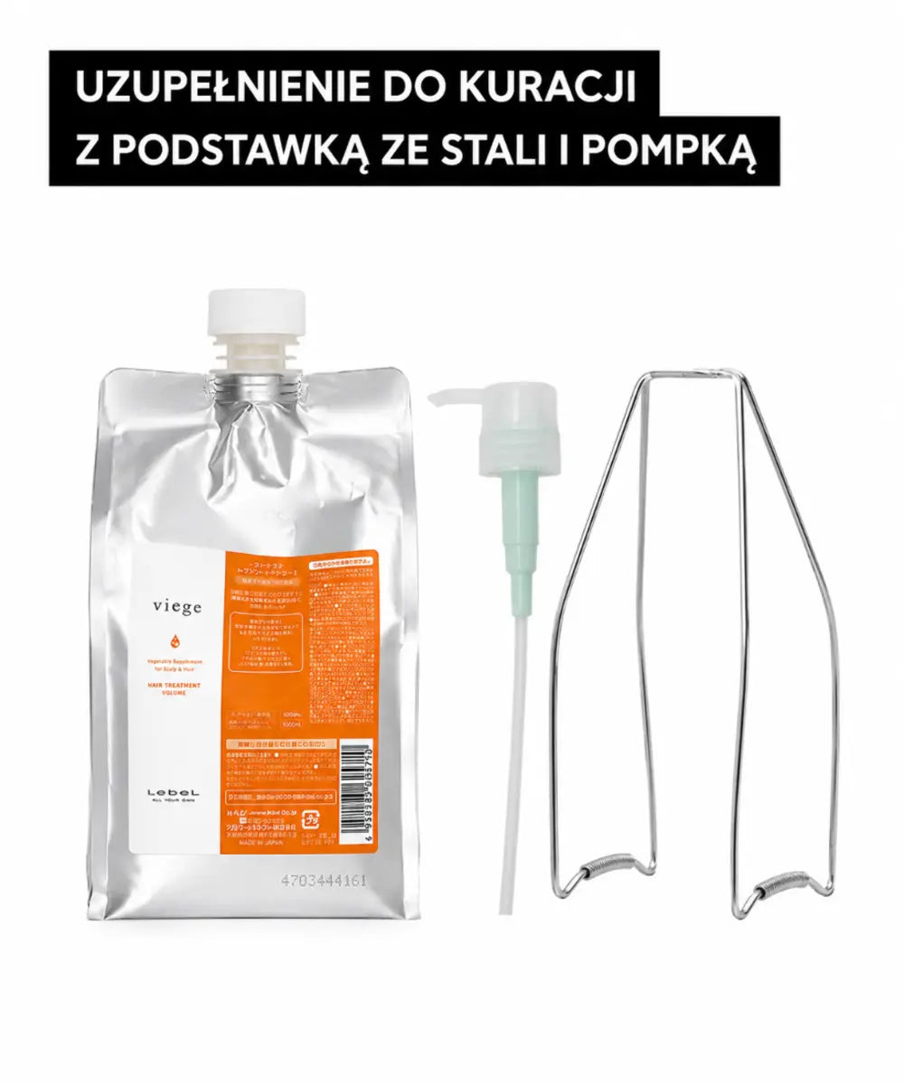 LEBEL VIEGE HAIR TREATMENT VOLUME - regenerująca maska do objętośći włosów cienkich