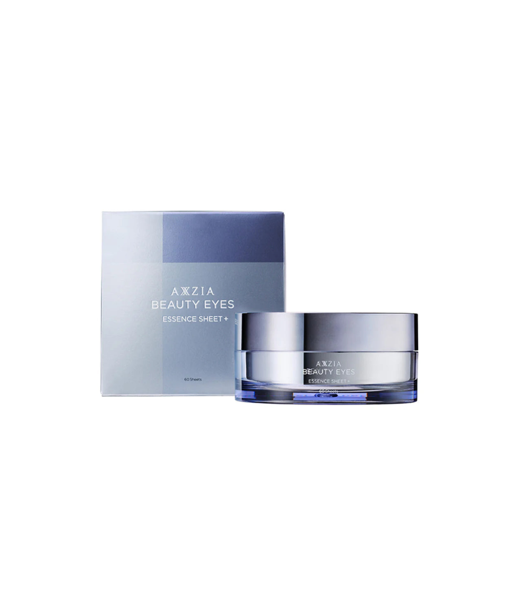 AXXZIA Beauty Eyes Essence Sheet Plus – opakowanie i słoiczek, japońskie płatki pod oczy 60 szt
