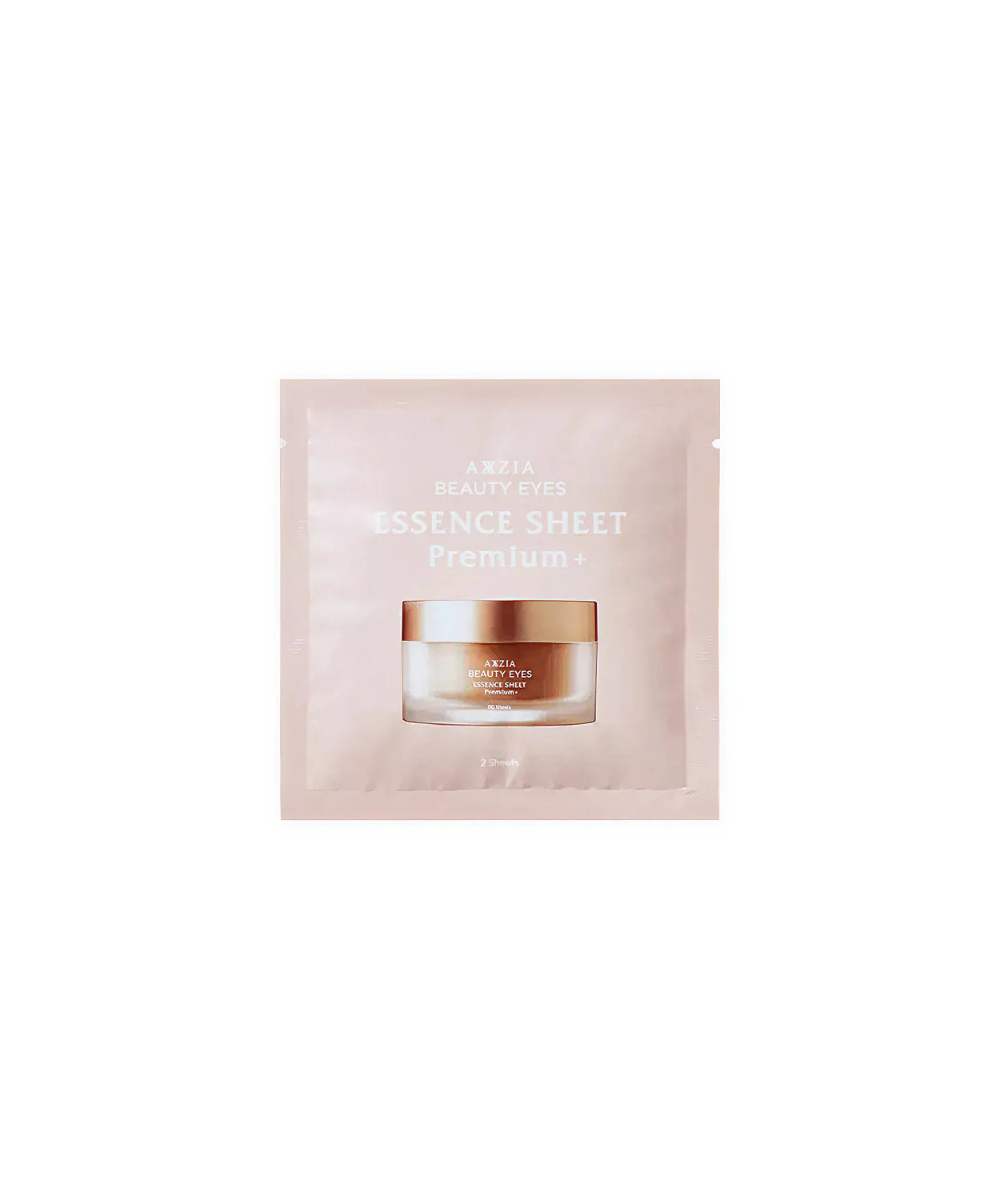 AXXZIA Beauty Eyes Essence Sheet Premium Plus – próbka płatków pod oczy w saszetce