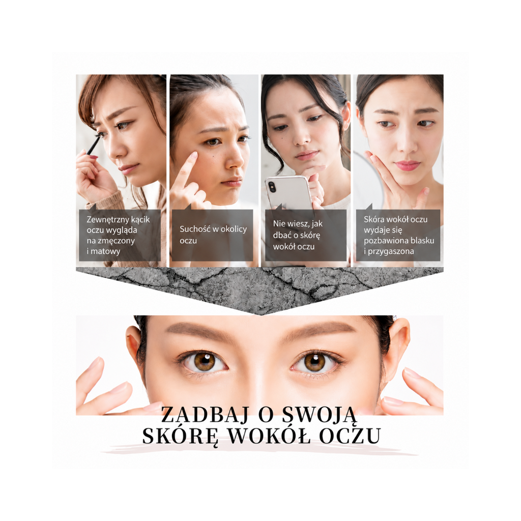 AXXZIA Beauty Eyes Routine Care Premium Essence – problemy skóry wokół oczu: zmęczenie, suchość, brak blasku
