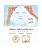 AXXZIA Beauty Force Airy Face Mask – włókno bawełniane lint: komfortowe stosowanie, maska nie wysycha nawet po 15 minutach