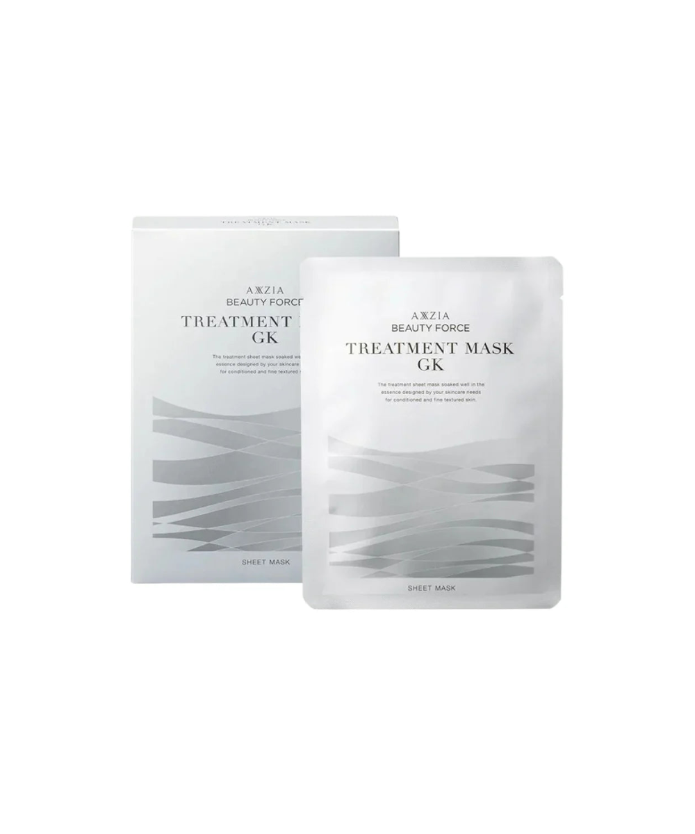 AXXZIA Beauty Force Treatment Mask GK – dwie saszetki z maską w płacie, opakowanie jednostkowe