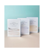 AXXZIA Beauty Force Treatment Mask GK – białe pudełka zbiorcze na niebieskim tle, linia Beauty Force