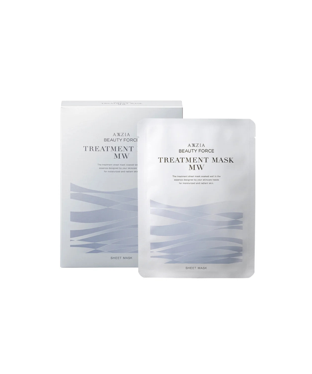 AXXZIA Beauty Force Treatment Mask MW – japońska maska nawilżająca w płachcie, zestaw 7 szt
