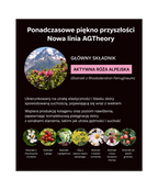 AXXZIA AGTheory Smooth Face Mask – główny składnik: Aktywna Róża Alpejska (Rhododendron Ferrugineum), 7 ekstraktów roślinnych wspierających produkcję kolagenu