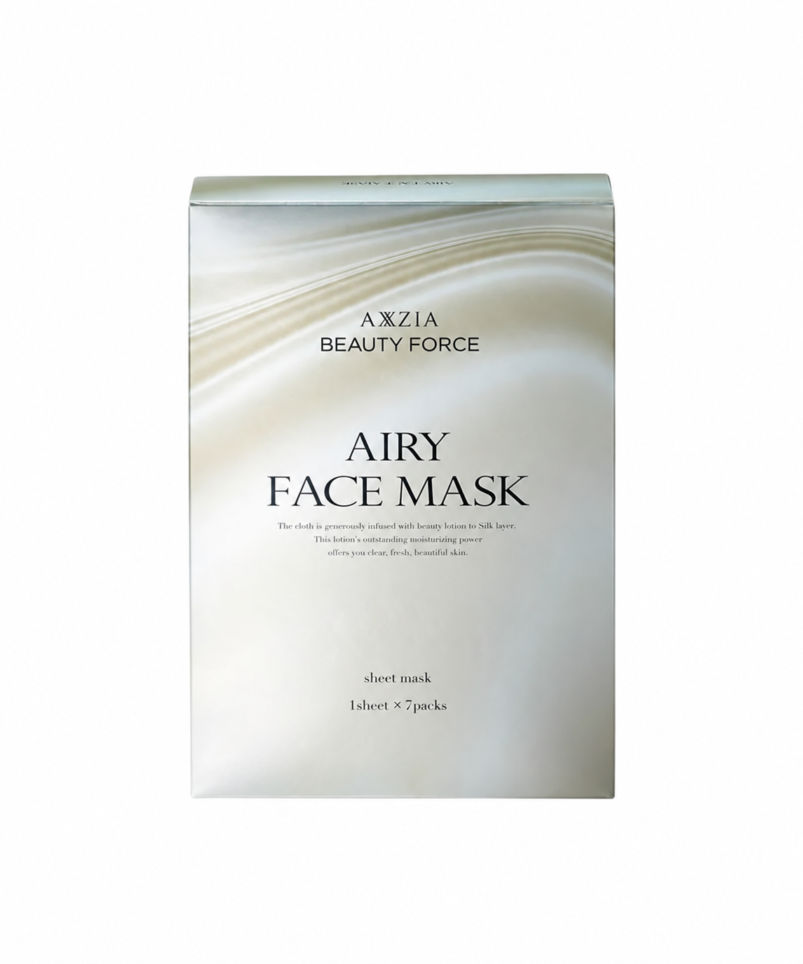 AXXZIA Beauty Force Airy Face Mask – japońska maska w płacie do twarzy, 1 sztuka