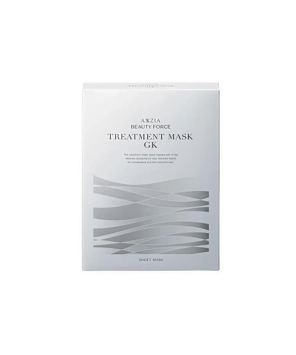 AXXZIA Beauty Force Treatment Mask GK – opakowanie japońskiej maski w płachcie do pielęgnacji twarzy