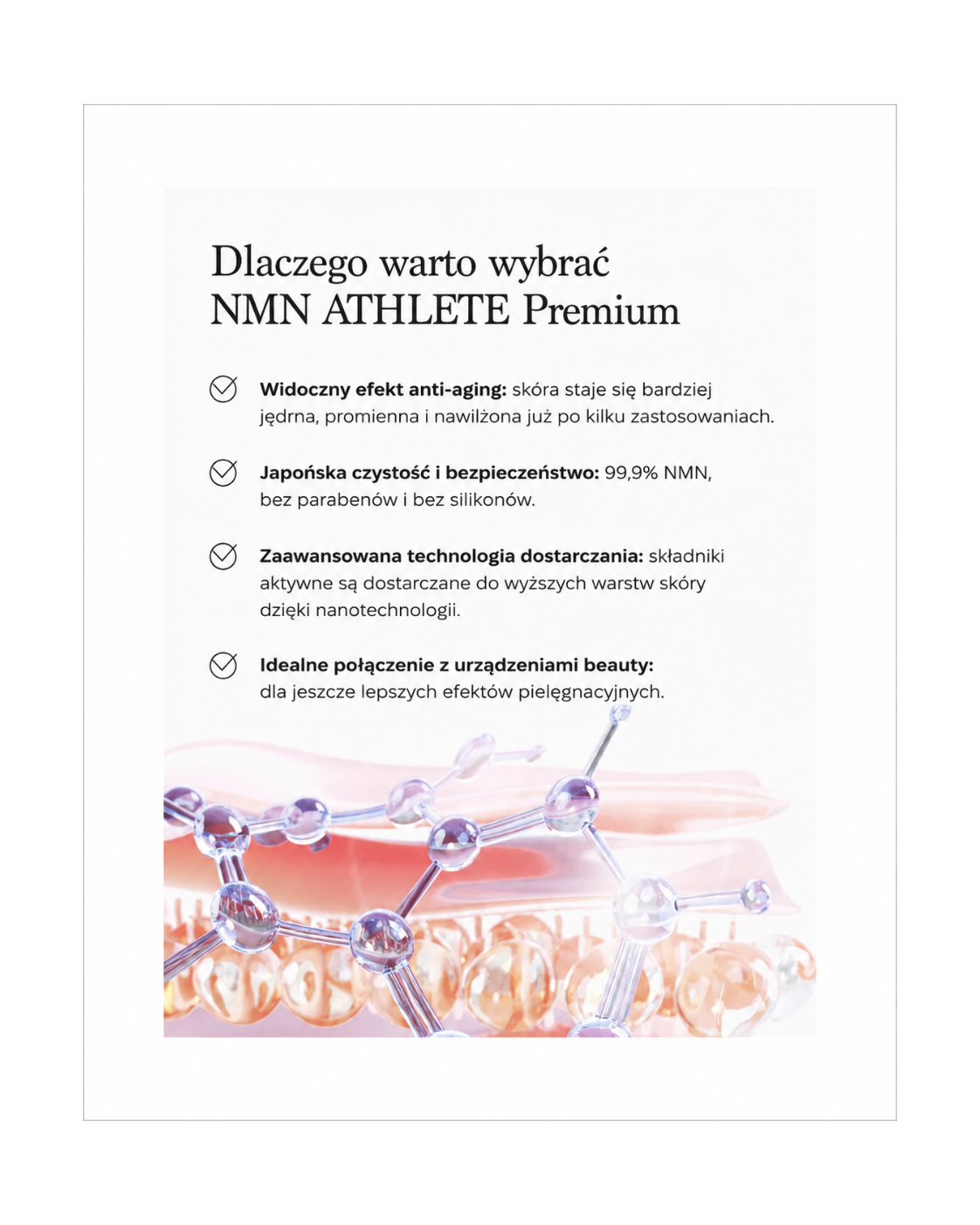NMN ATHLETE Premium Cream - Japoński krem do twarzy anti-age z NMN*