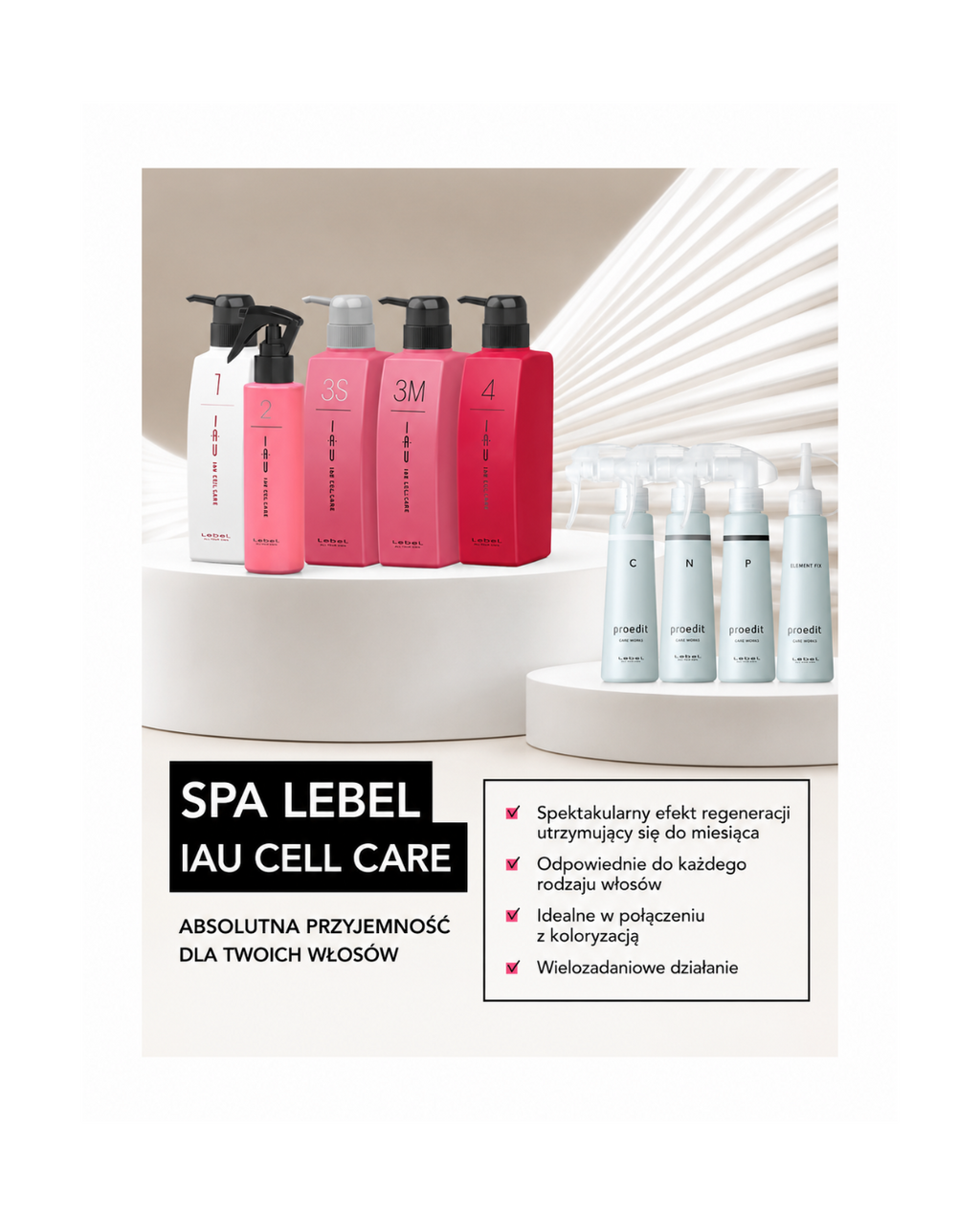 IAU Cell Care 3M -  Intensywnie nawilżający krem do włosów suchych i wymagających regeneracji*