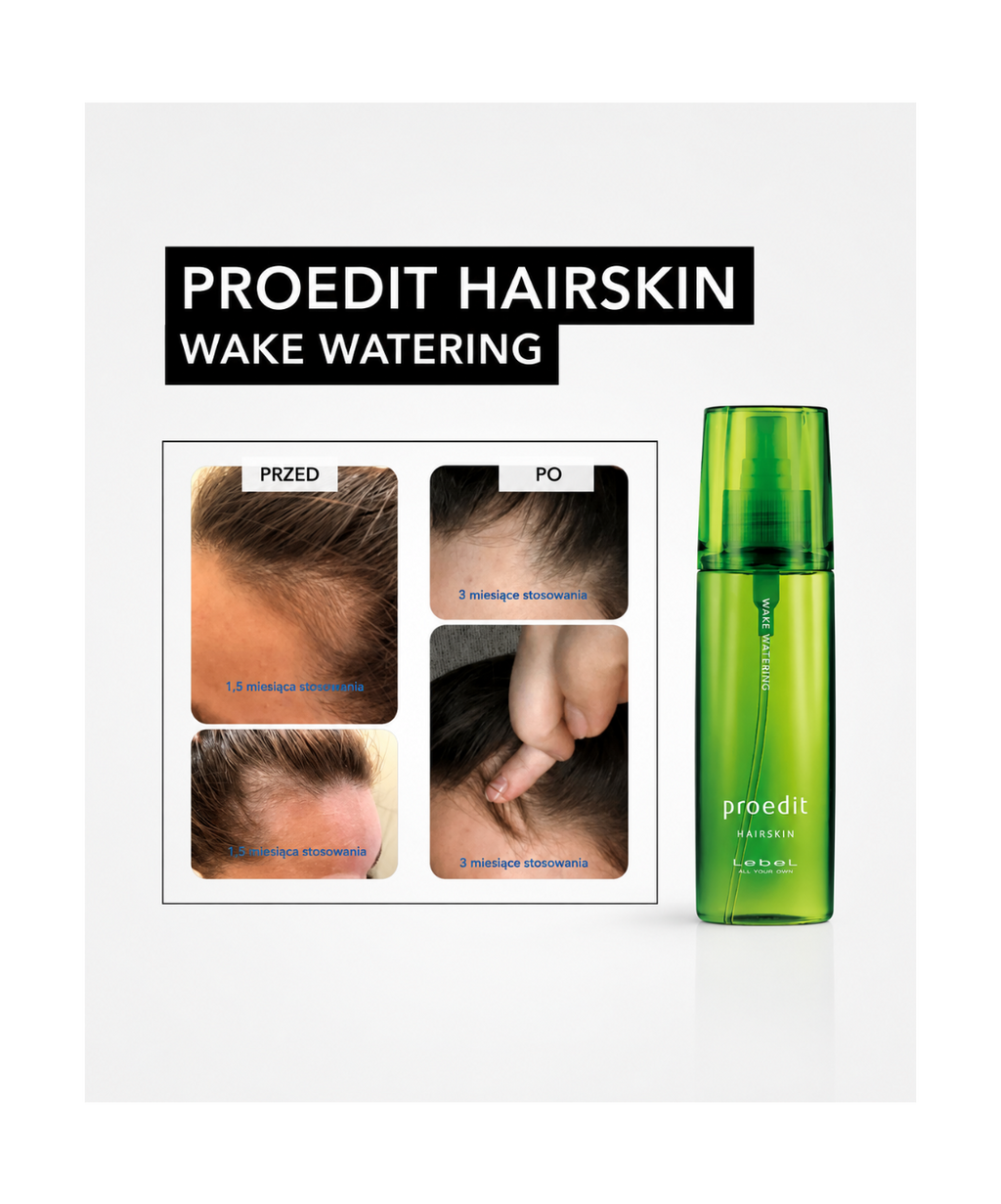 Proedit Hairskin Wake Watering - Profesjonalny spray pielęgnacyjny*