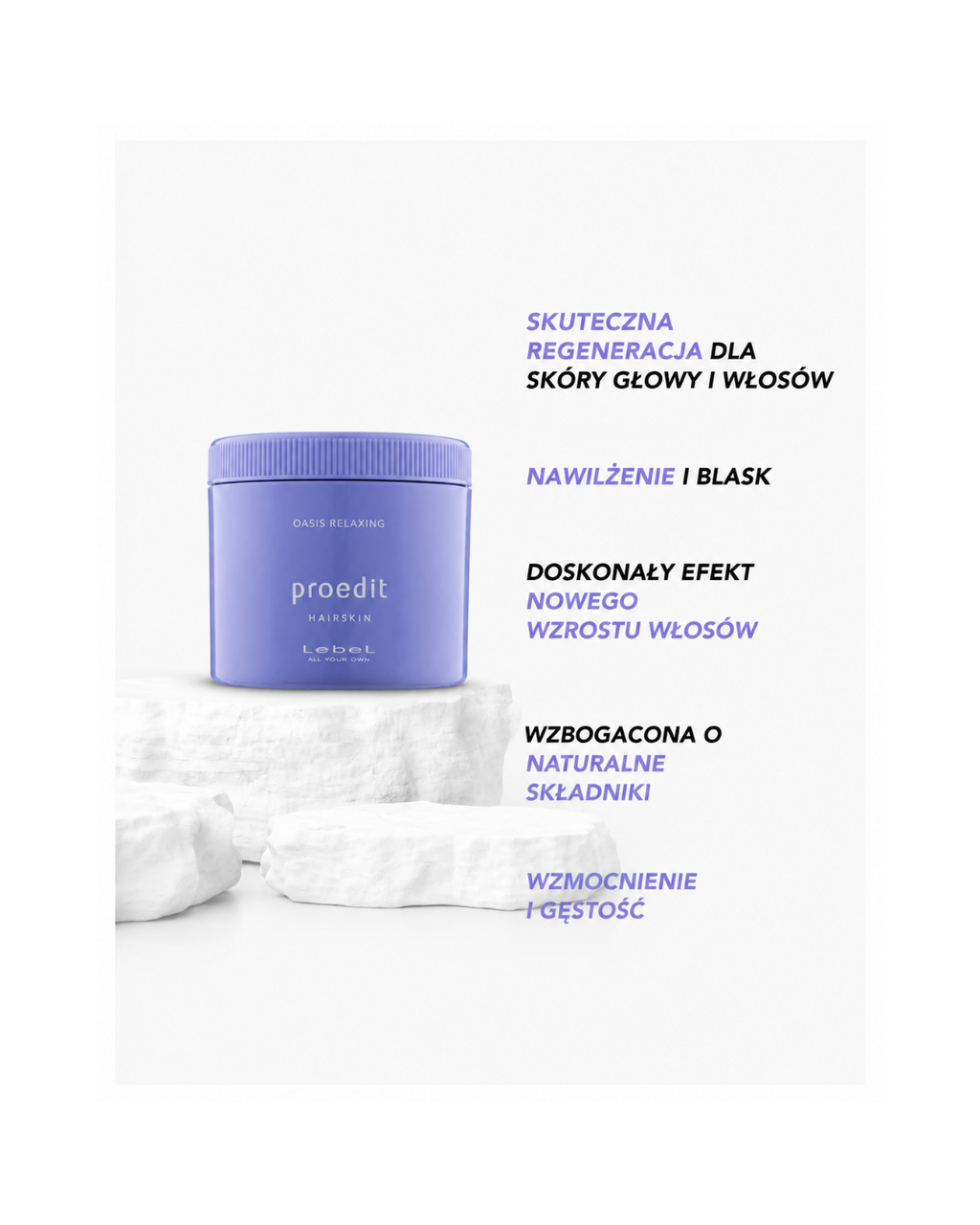 Proedit Hairskin Oasis Relaxing - Wielofunkcyjny krem do wrażliwej skóry głowy i suchych, łamliwych włosów*