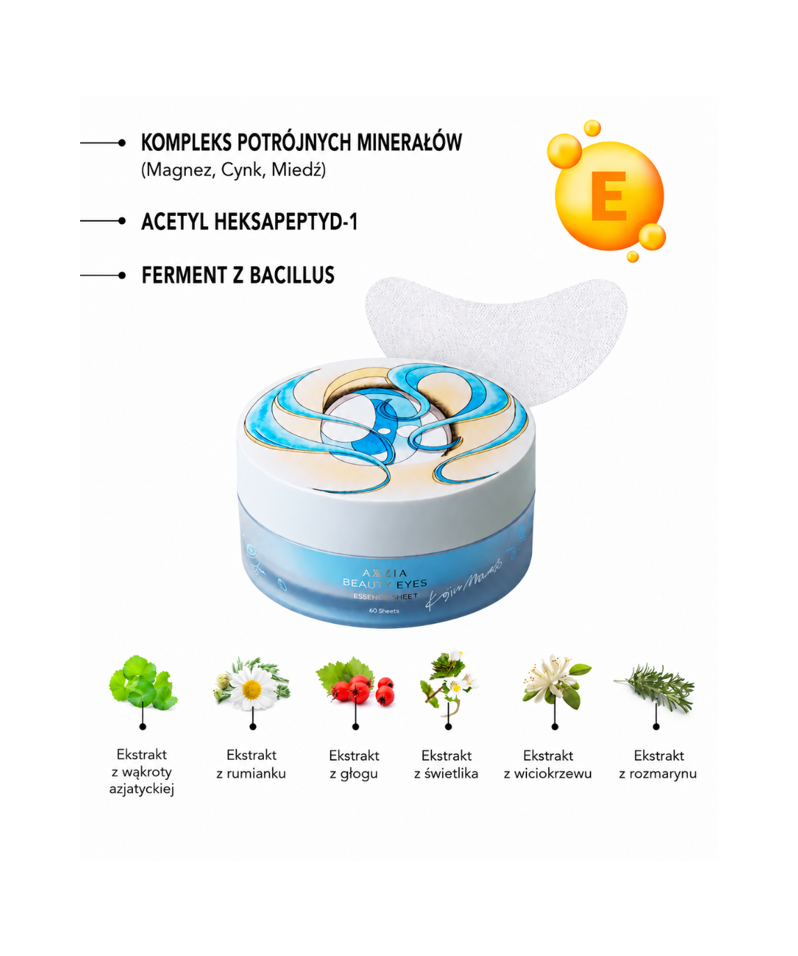 BEAUTY EYES Essence Sheet PLUS + Matsumoto Koijiro Collaboration Brightening Eye Patches*
