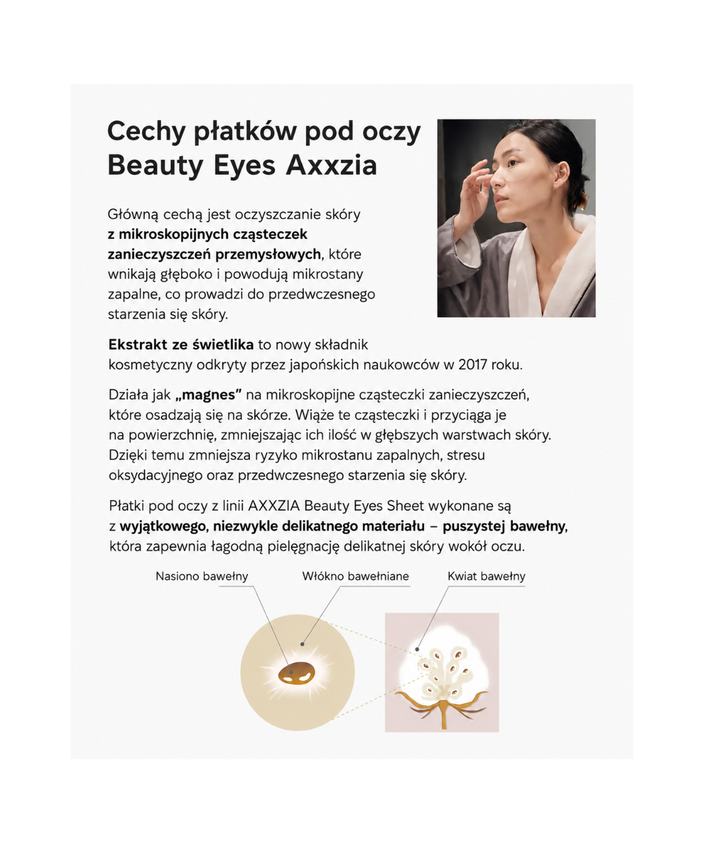 BEAUTY EYES Essence Sheet Premium Plus - Okrągłe płatki z efektem liftingu wokół oczu*