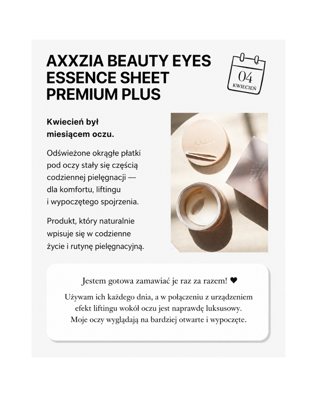 BEAUTY EYES Essence Sheet Premium Plus - Okrągłe płatki z efektem liftingu wokół oczu*