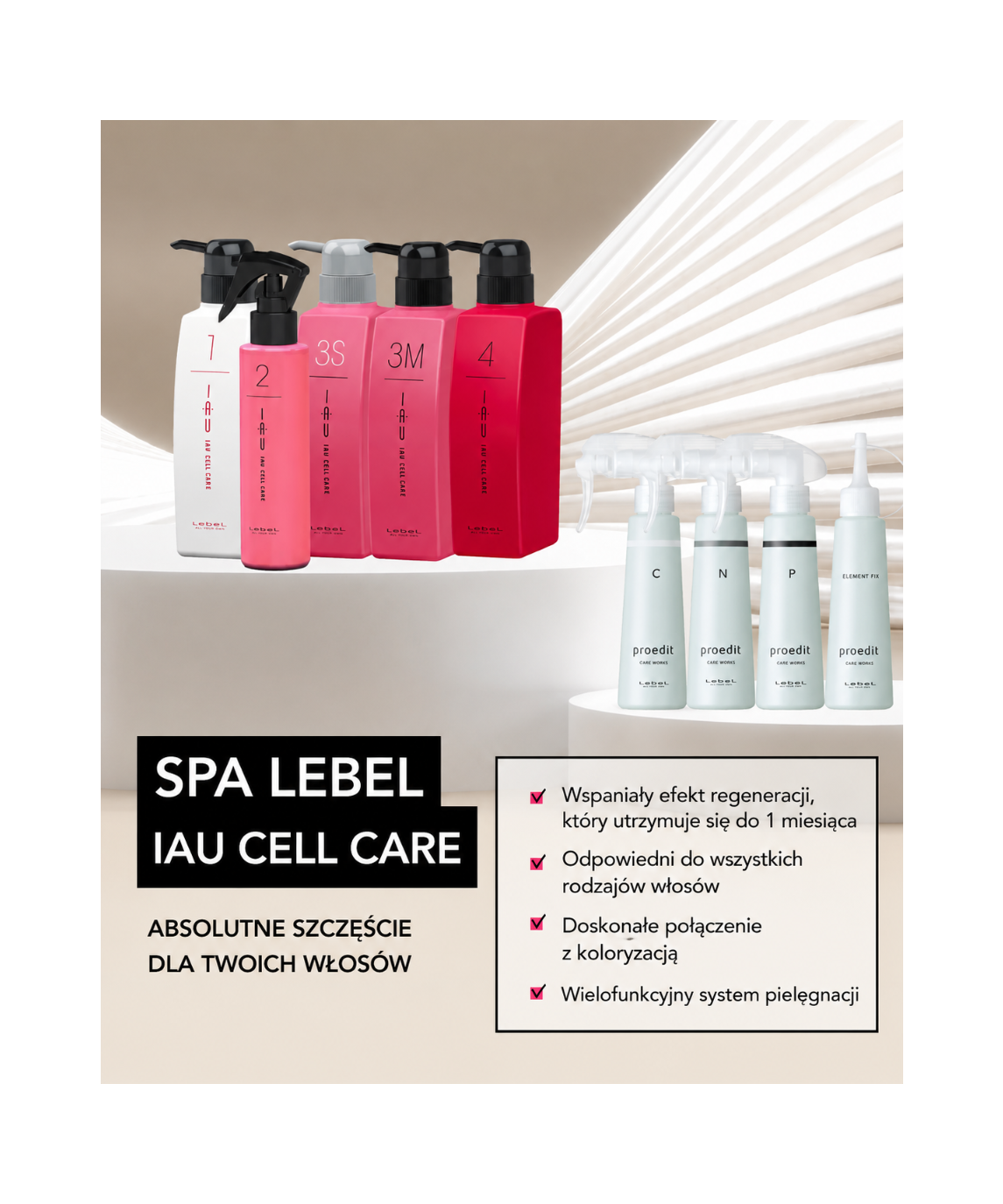 IAU Cell Care 4 - Krem utrwalający do zamknięcia składników aktywnych we włosach*