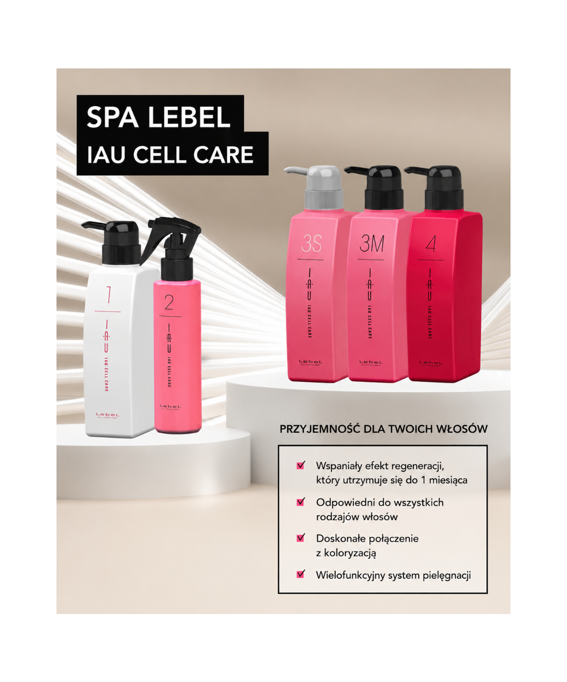 IAU Cell Care 4 - Krem utrwalający do zamknięcia składników aktywnych we włosach*