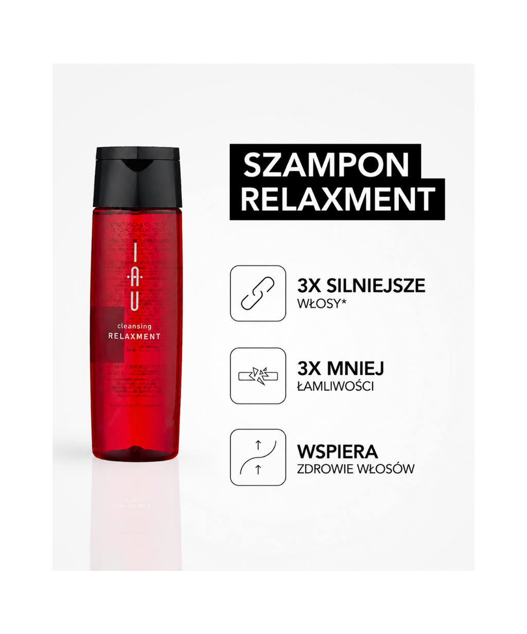 IAU Cleansing Relaxment shampoo - Szampon głęboko nawilżający z relaksującym aromatem*