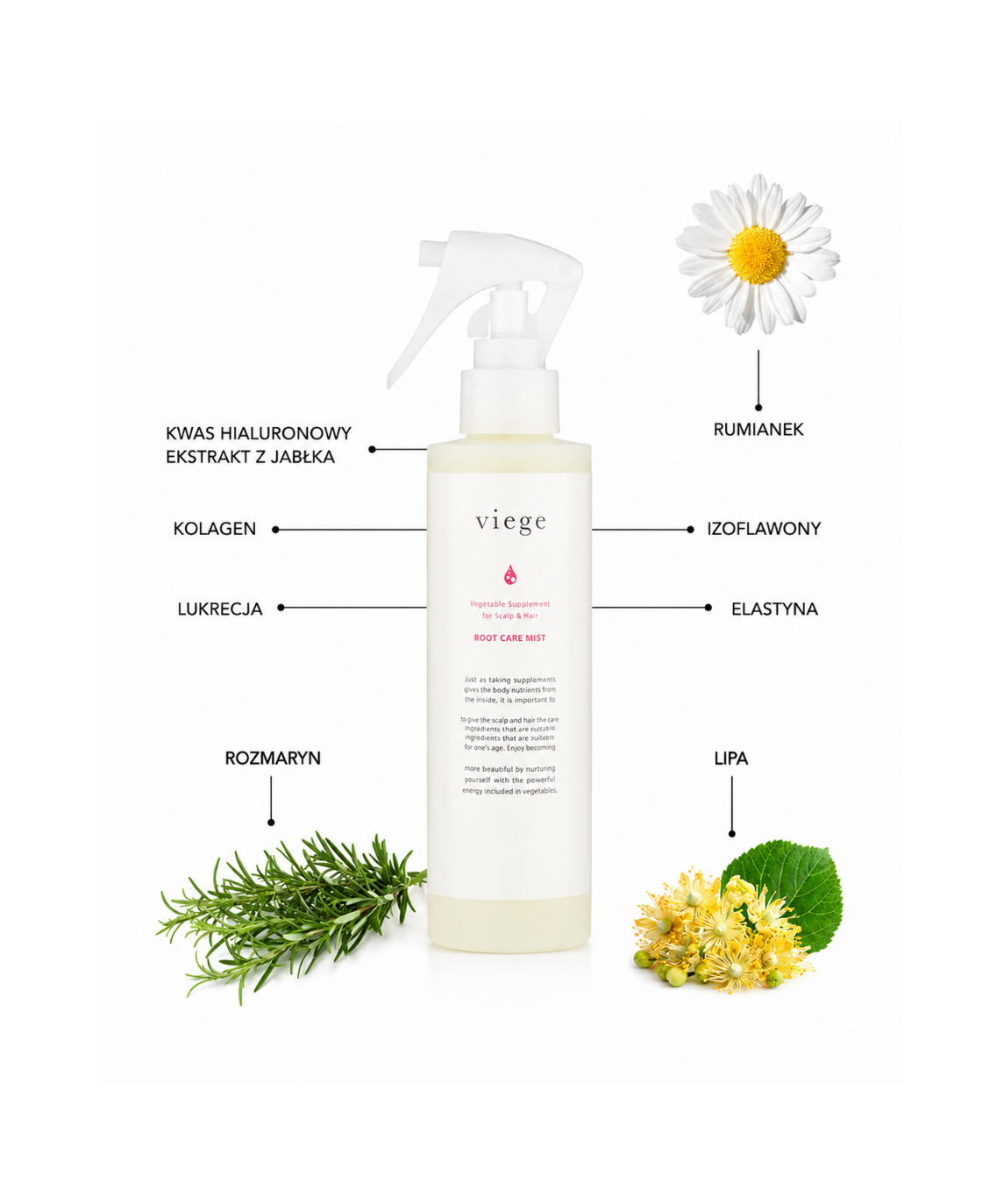 Viege Root Care Mist – Aktywny spray wzmacniający przeciw wypadaniu włosów i stymulujący wzrost*