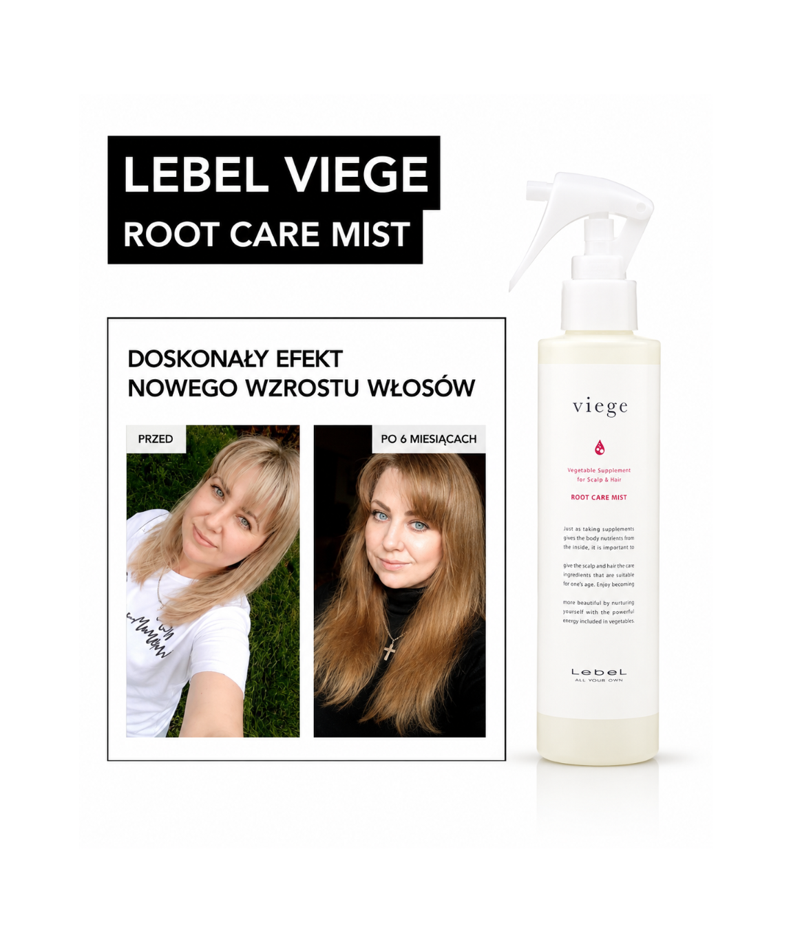 Viege Root Care Mist – Aktywny spray wzmacniający przeciw wypadaniu włosów i stymulujący wzrost*
