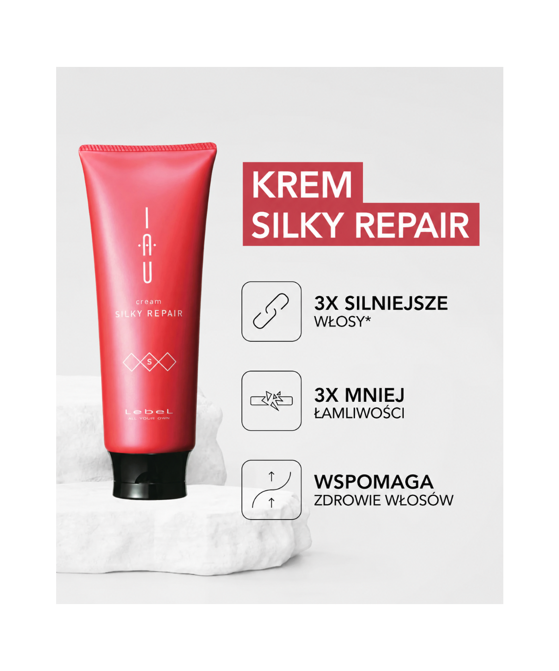 IAU cream SILKY REPAIR - Krem aromatyczny wzmacniający włosy*