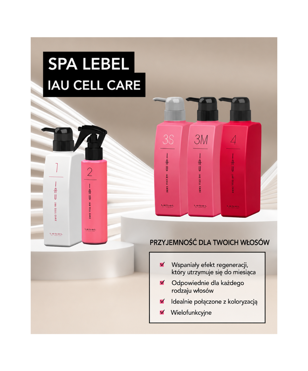 IAU Cell Care SPA - Profesjonalny system odbudowy włosów spa "Absolute Happiness for Hair"*