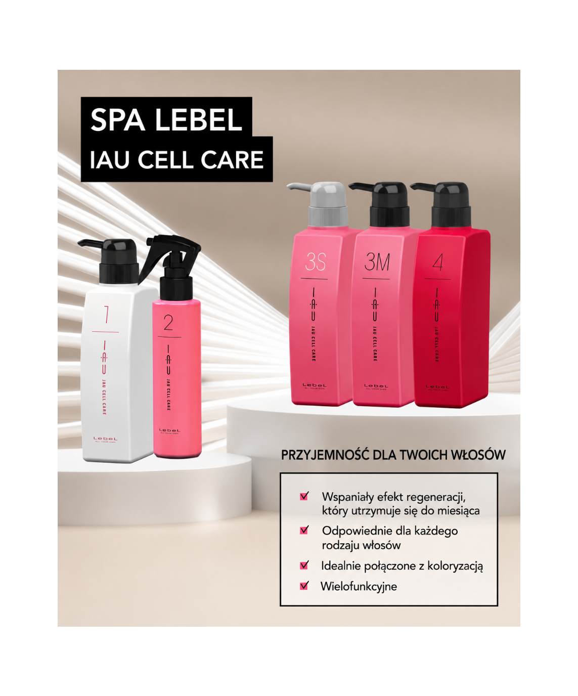 IAU Cell Care SPA - Profesjonalny system odbudowy włosów spa "Absolute Happiness for Hair"*