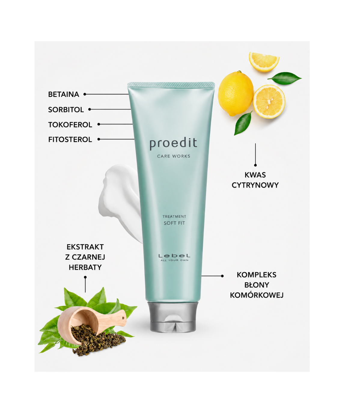 Proedit Soft Fit Hair Treatment - Maska regenerująca do włosów suchych i zniszczonych*