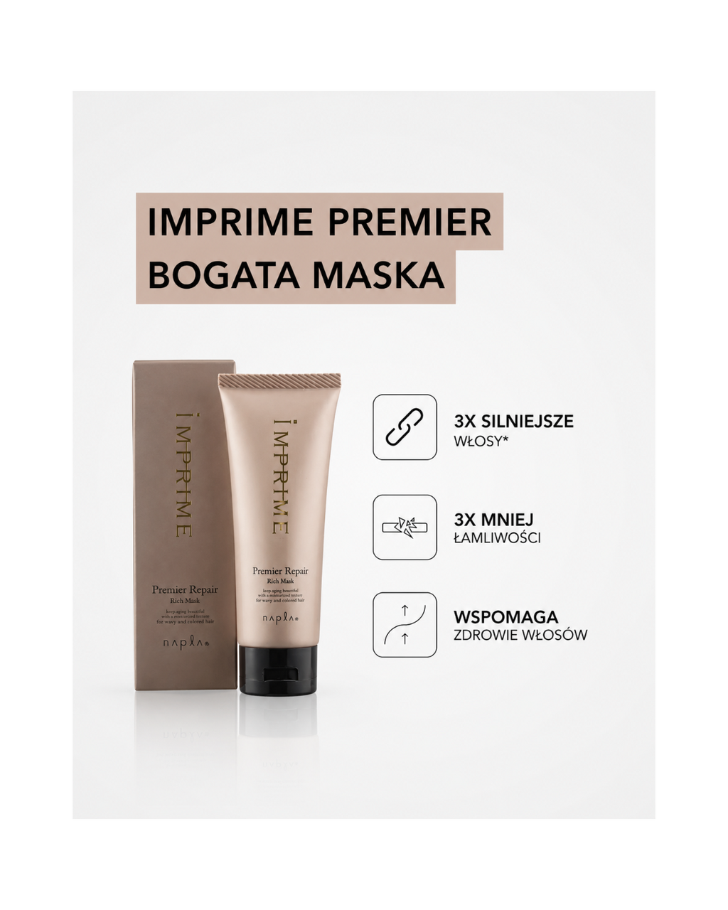 Imprime premier Rich mask - Intensywna maska do domowej regeneracji włosów*