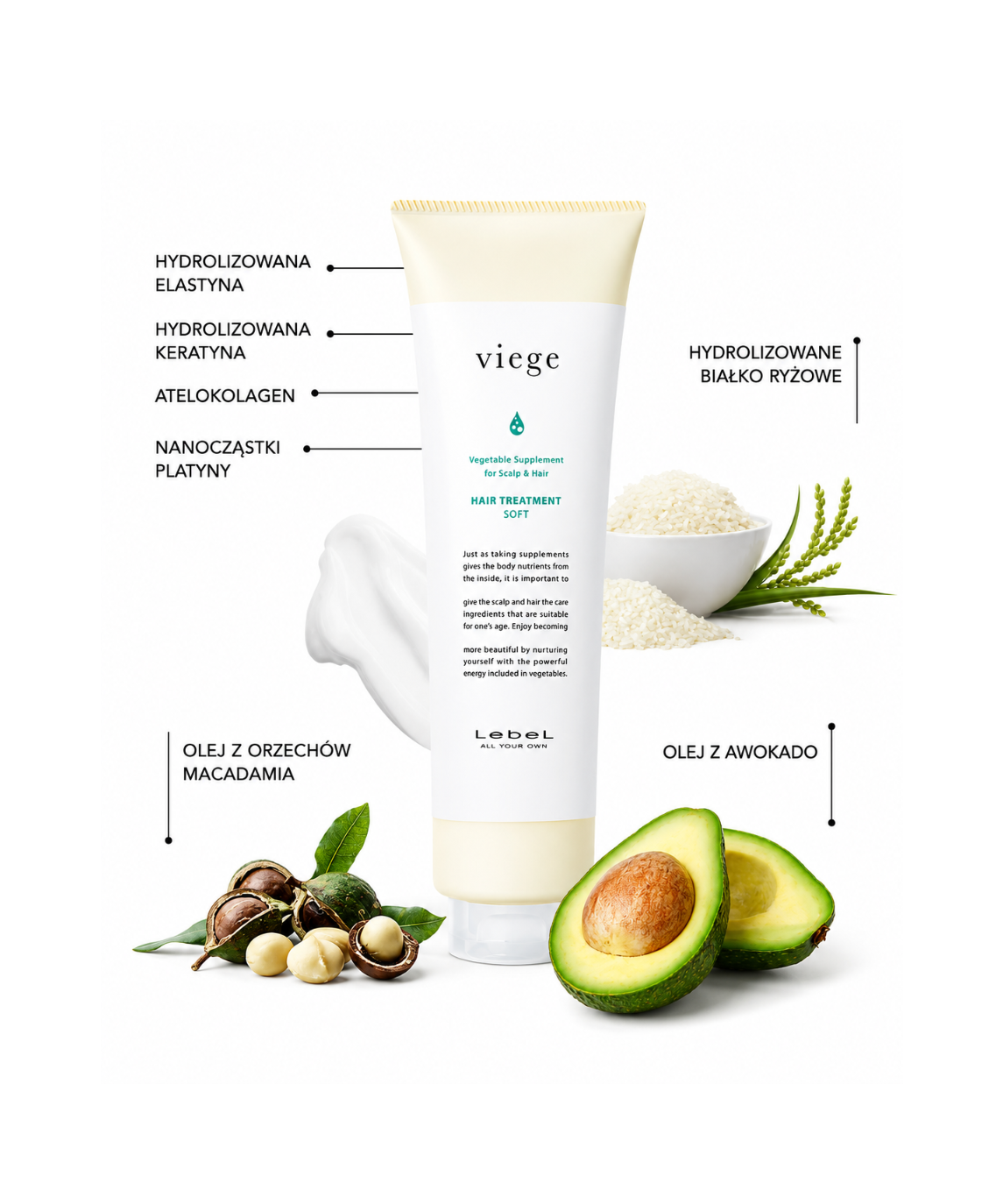 Viege Hair Treatment Soft - Maska do częstego stosowania*