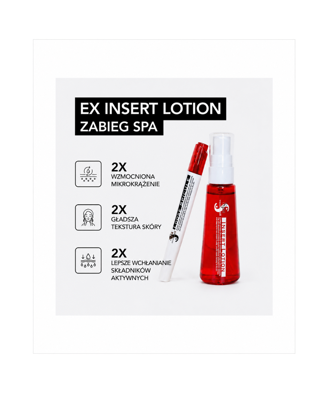 Spa Treatment EX Insert Lotion – Pre-serum z mikrospikulami*