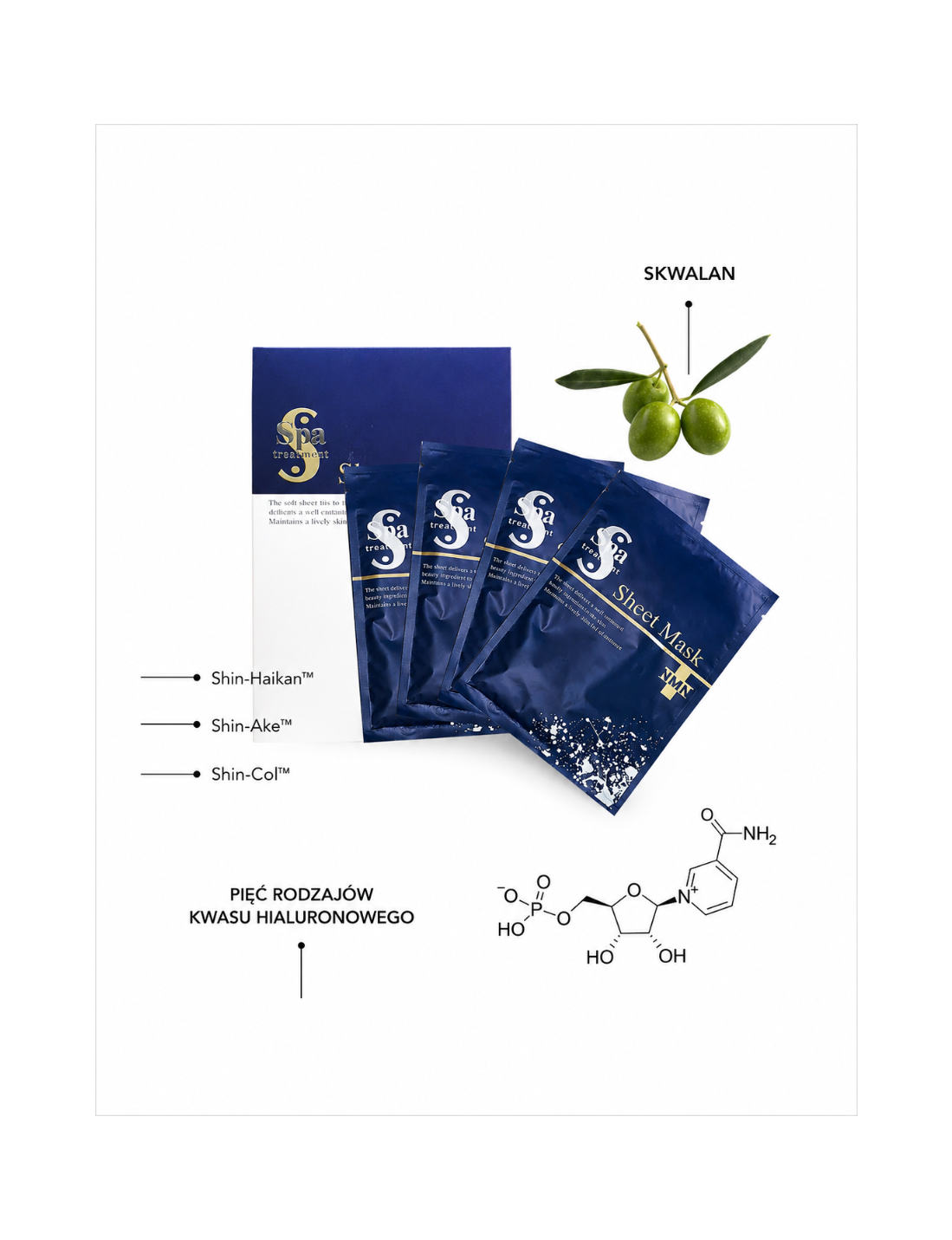 Spa Treatment NMN Sheet Mask – Maska w płachcie z NMN do głębokiej regeneracji i odmłodzenia skóry*
