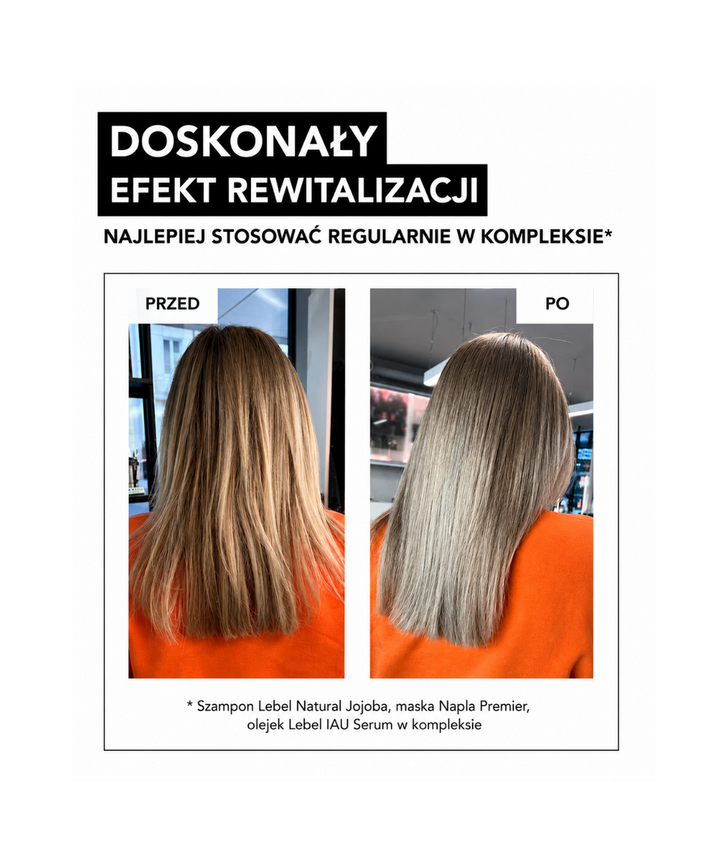 Lebel Natural Hair Soap Jojoba – Nawilżający szampon z olejem jojoba do włosów suchych, łamliwych i niesfornych*