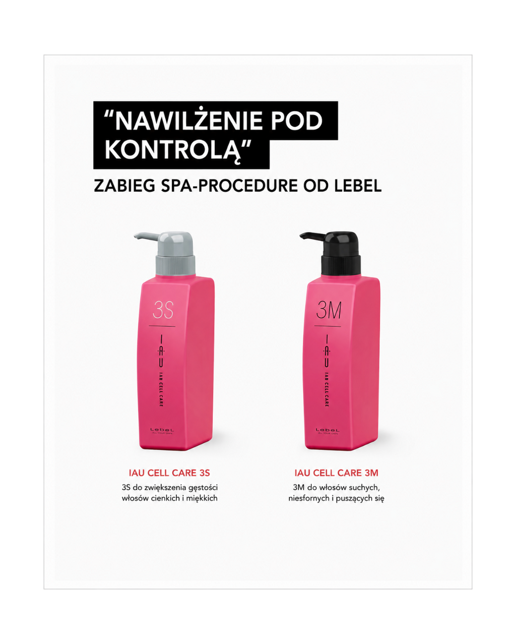 IAU Cell Care 3M -  Intensywnie nawilżający krem do włosów suchych i wymagających regeneracji*