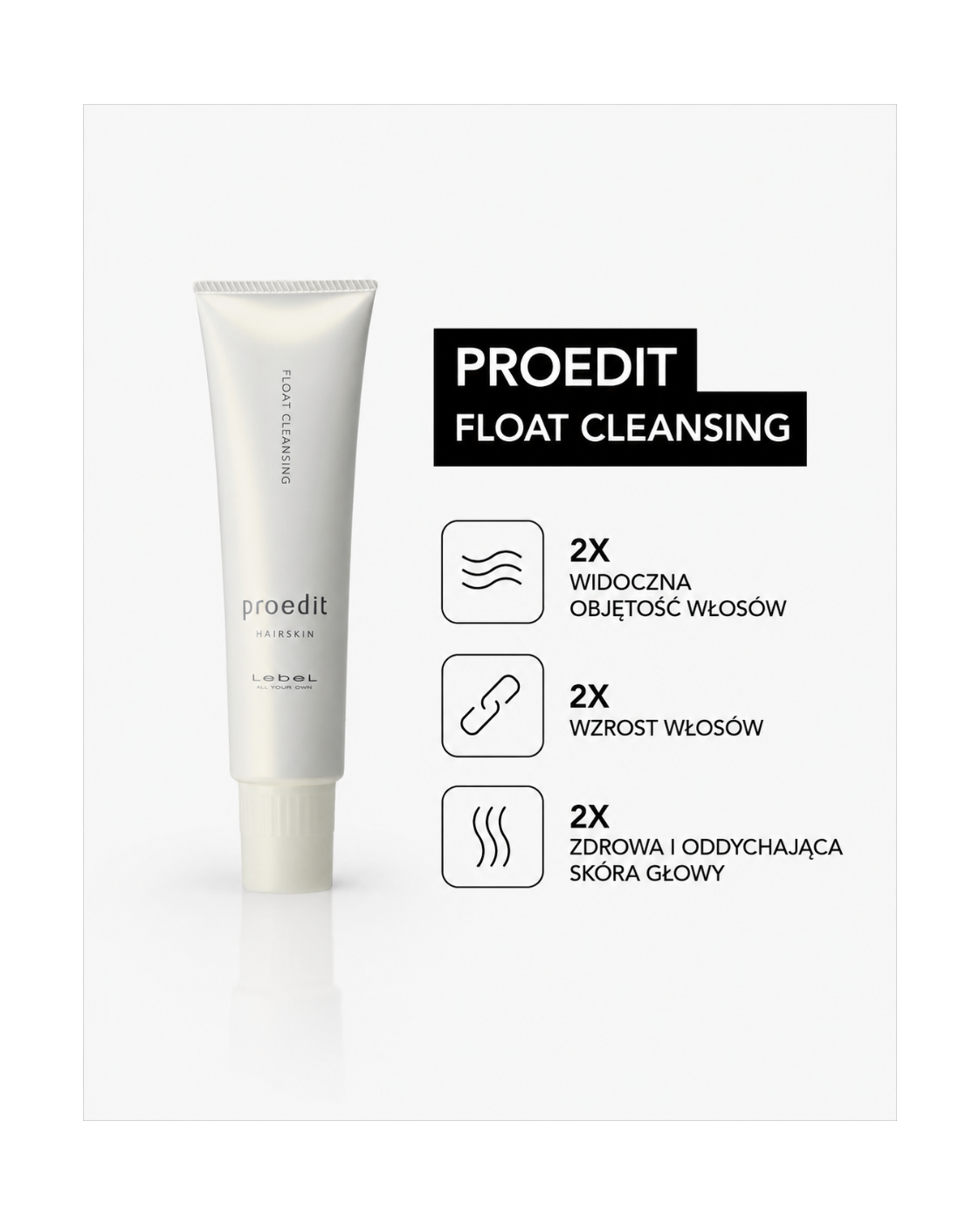 Proedit Hairskin Float Cleansing - Peeling do głębokiego oczyszczania skóry głowy i stymulacji wzrostu włosów*