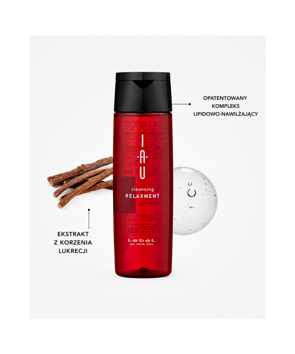 IAU Cleansing Relaxment shampoo - Szampon głęboko nawilżający z relaksującym aromatem*