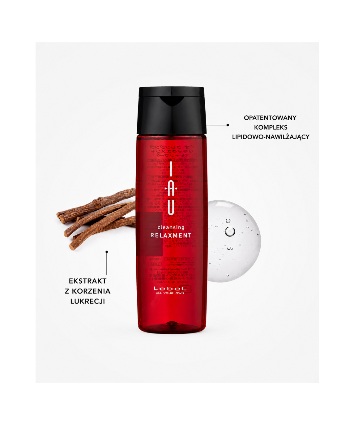 IAU Cleansing Relaxment shampoo - Szampon głęboko nawilżający z relaksującym aromatem*