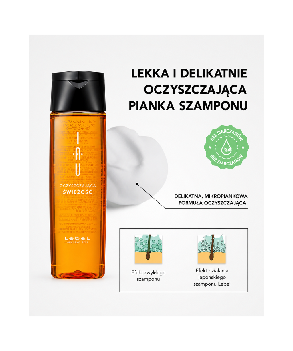IAU Cleansing Freshment Shampoo - Odświeżający szampon do głębokiego oczyszczania*