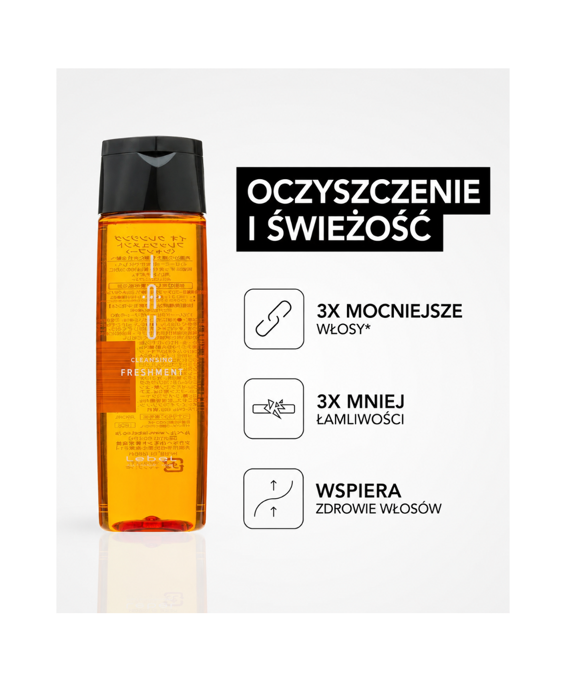 IAU Cleansing Freshment Shampoo - Odświeżający szampon do głębokiego oczyszczania*