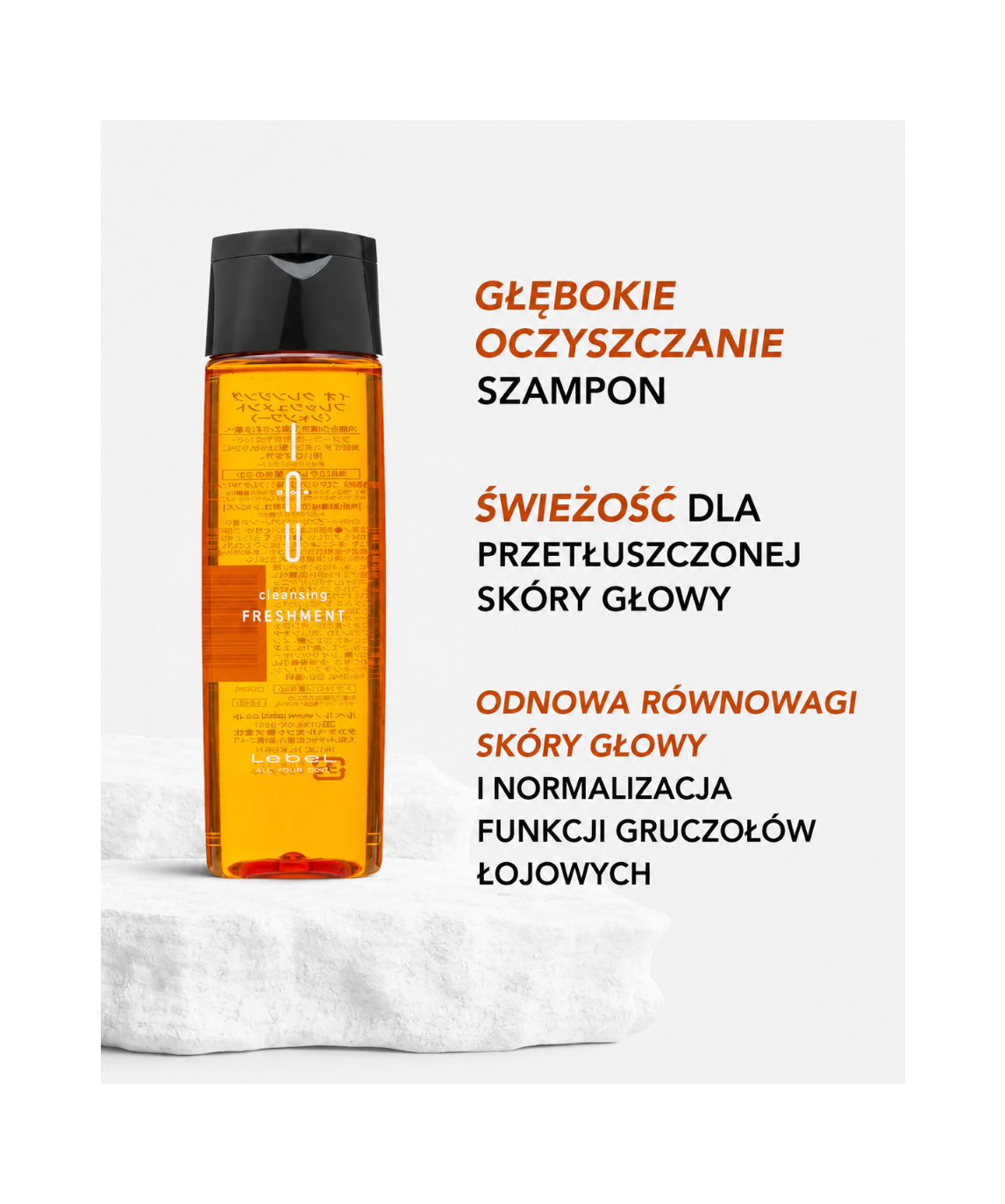 IAU Cleansing Freshment Shampoo - Odświeżający szampon do głębokiego oczyszczania*