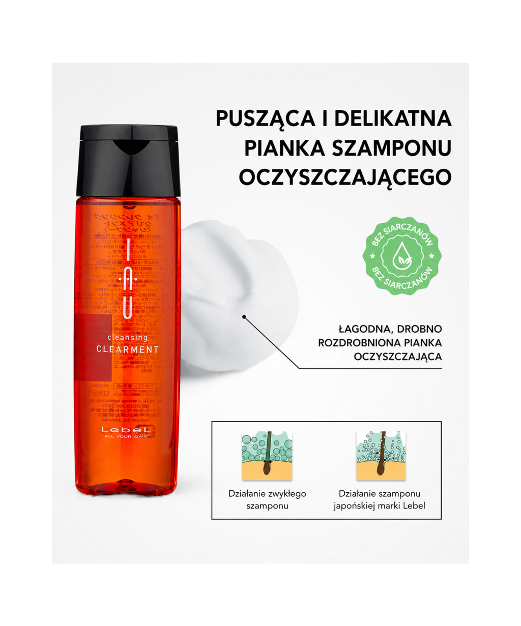 IAU Cleansing Clearment shampoo - Szampon aromatyczny do codziennej pielęgnacji*