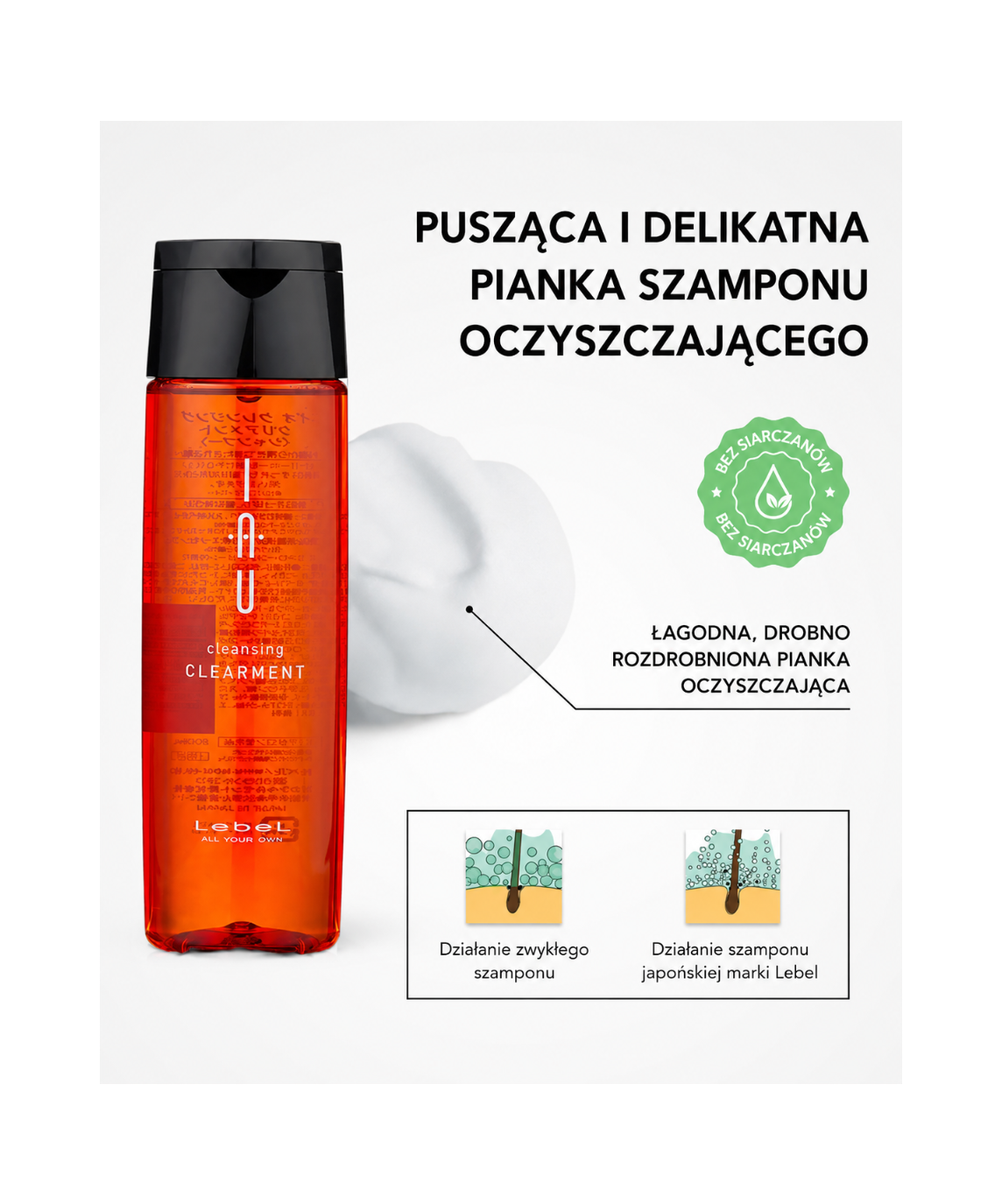 IAU Cleansing Clearment shampoo - Szampon aromatyczny do codziennej pielęgnacji*