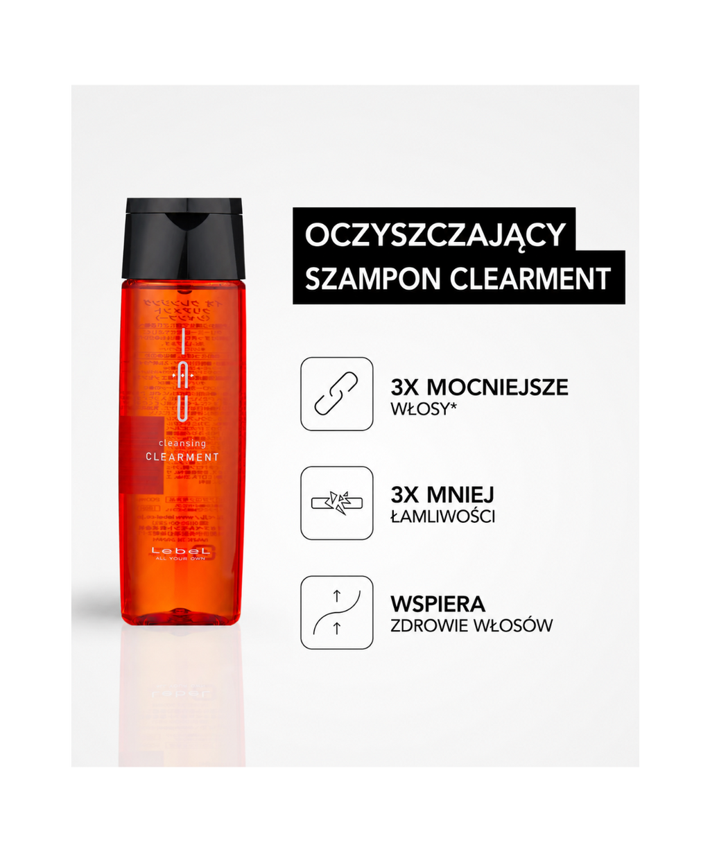 IAU Cleansing Clearment shampoo - Szampon aromatyczny do codziennej pielęgnacji*