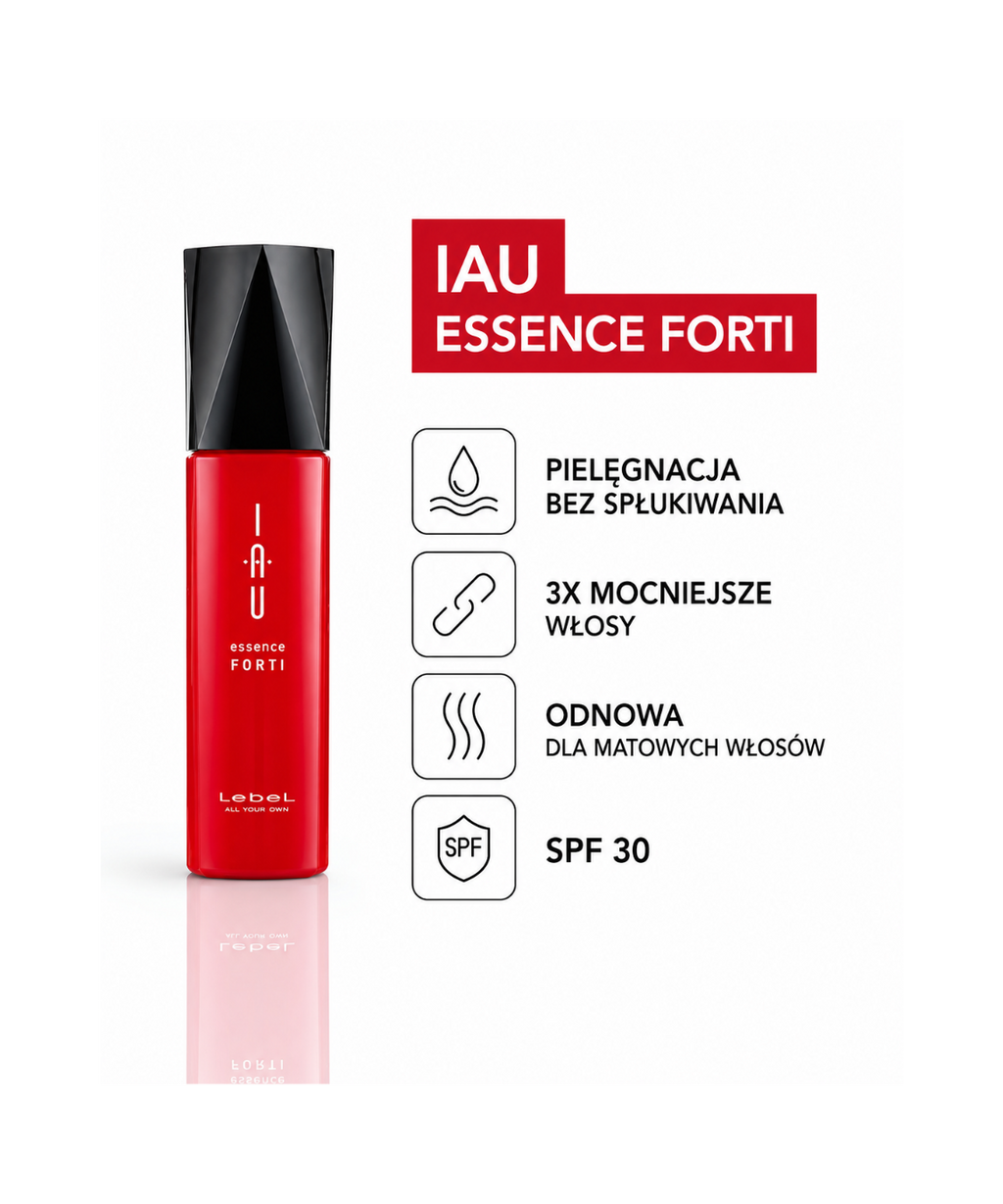 IAU Forti Essense - Termoochronna esencja do włosów z SPF 30*
