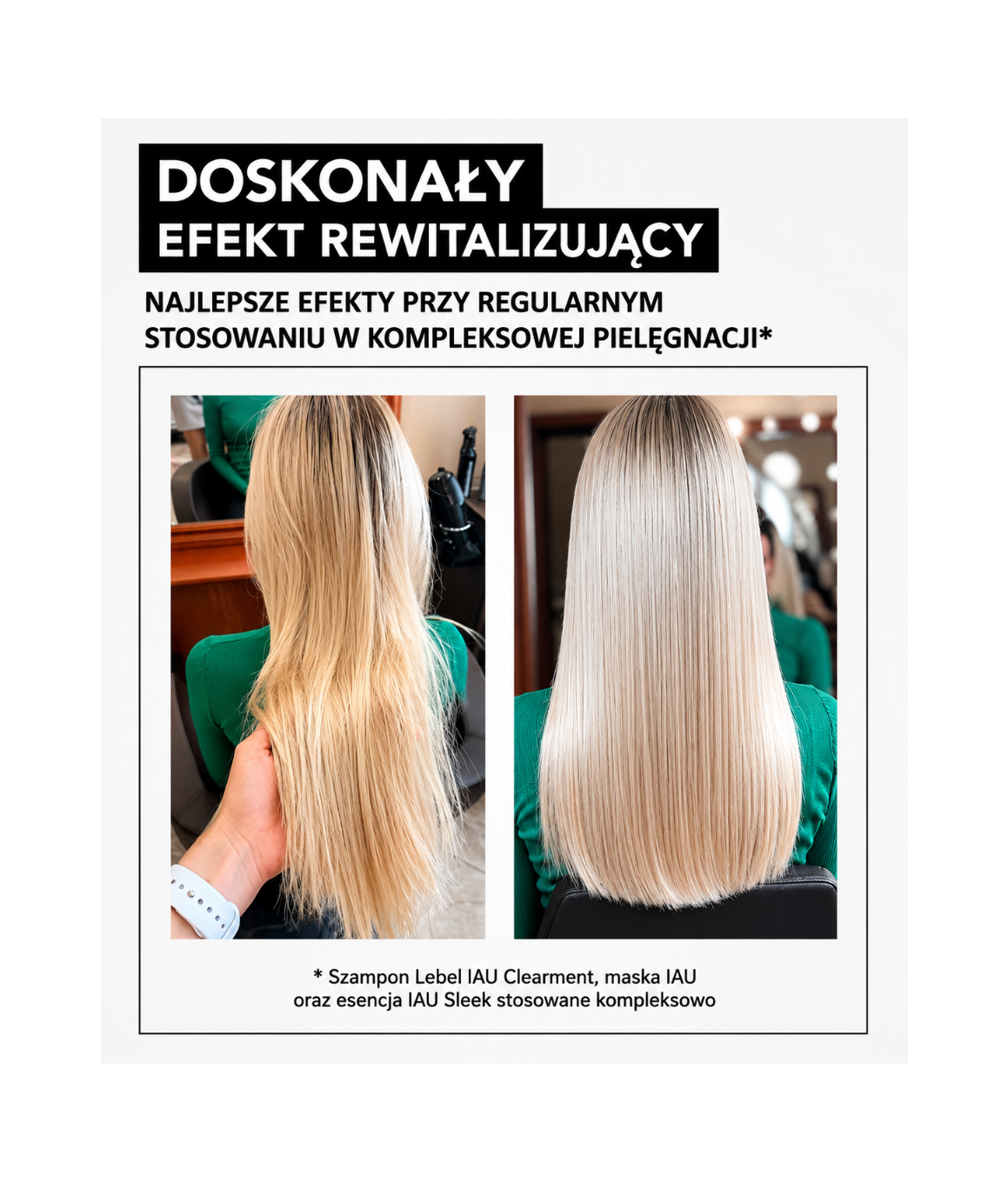 LEBEL IAU SLEEK ESSENSE - esencja wygładzająca do włosów z ochroną termiczną SPF 30