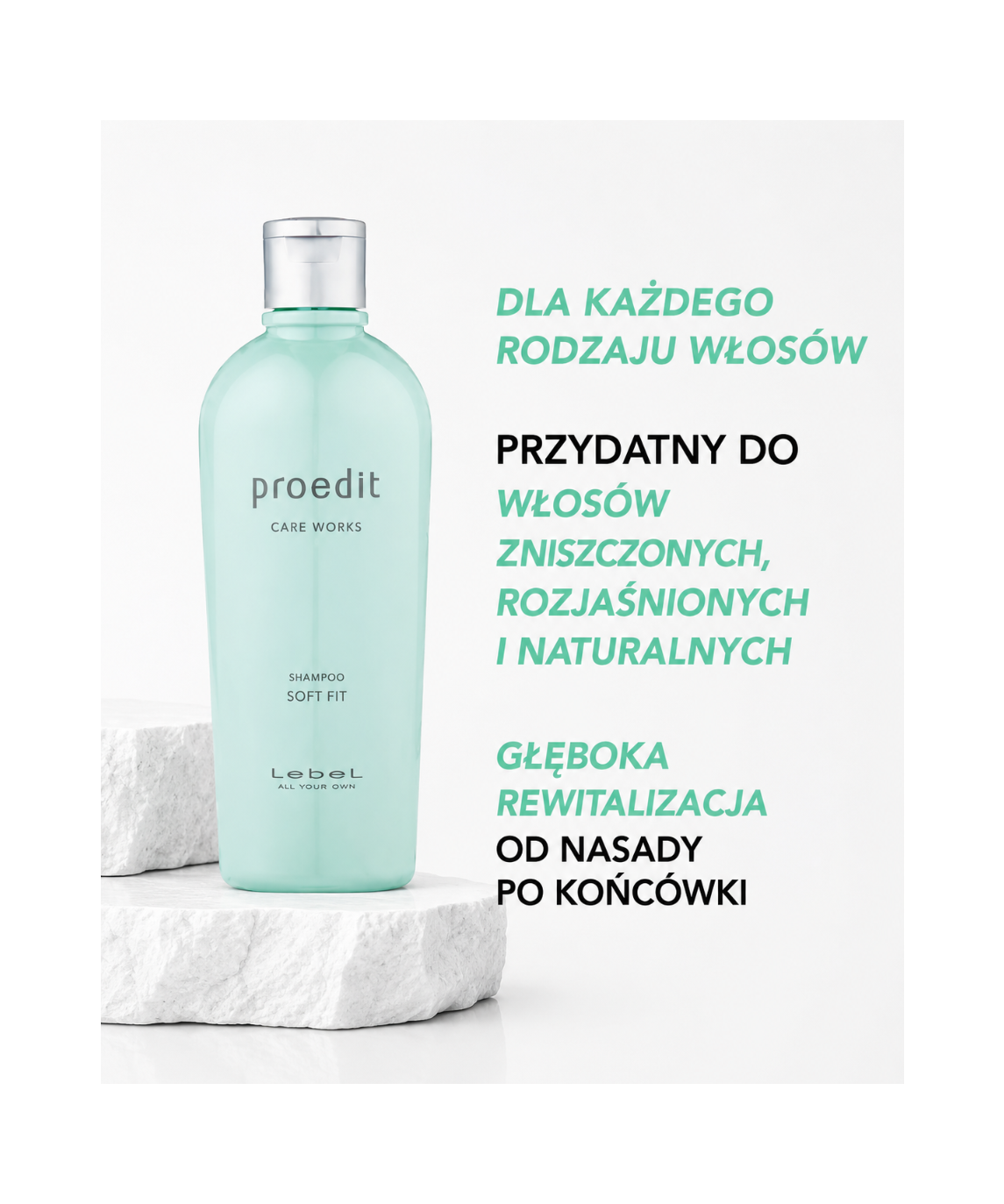 Proedit Soft Fit Hair Shampoo - Delikatny szampon nawilżający do włosów suchych*