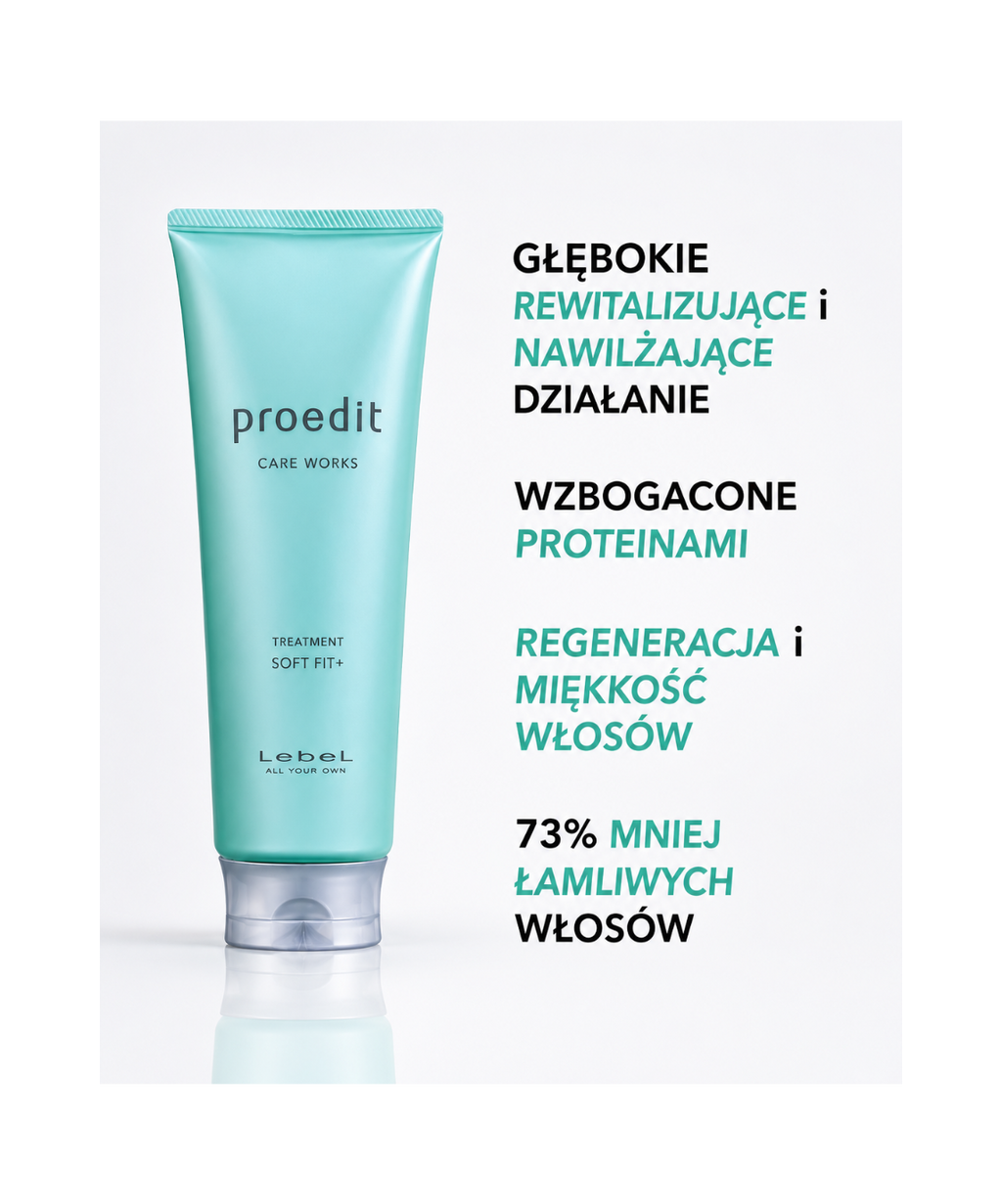 Proedit Soft Fit+ Hair Treatment -  Intensywna maska do włosów bardzo suchych i łamliwych*