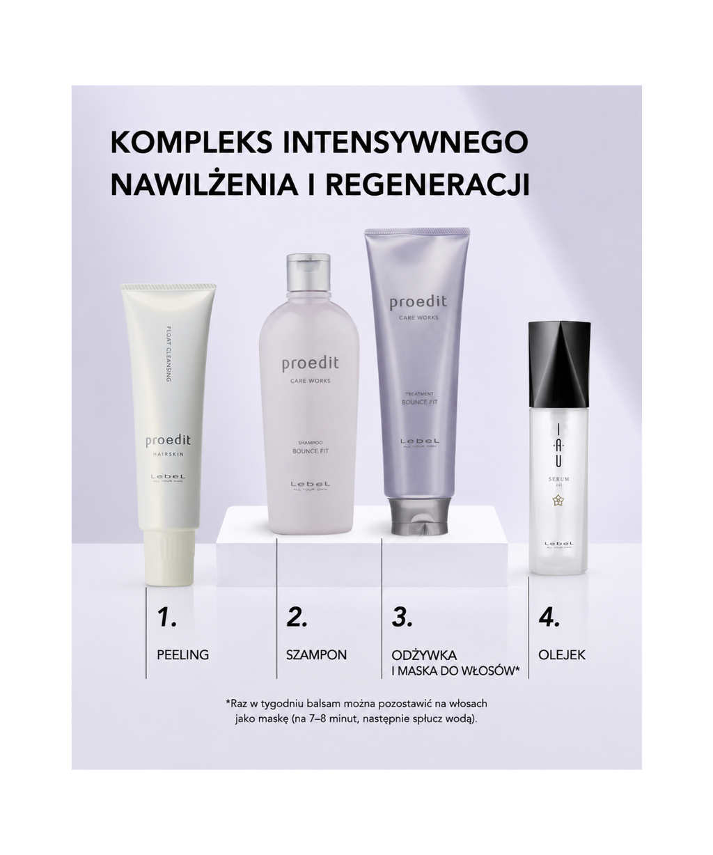 Proedit Bounce Fit Shampoo - Szampon regenerujący do włosów zniszczonych i osłabionych*