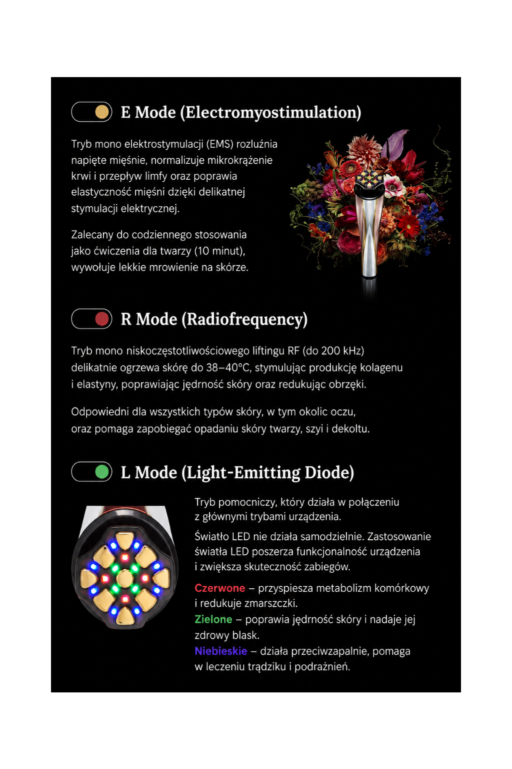 Dr. Arrivo Zeus II PLus (Black) - Urządzenie kosmetyczne premium*