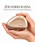 ZOGANKIN KASSA – ergonomiczne urządzenie kosmetyczne do pielęgnacji twarzy i ciała trzymane w dłoniach