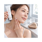 ZOGANKIN KASSA i Rich Moisture Gel – nakładanie żelu na linię żuchwy przed użyciem urządzenia.